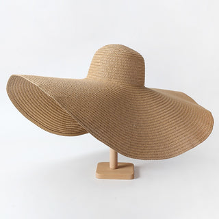 Oversized Wide Brim Beach Straw Hat