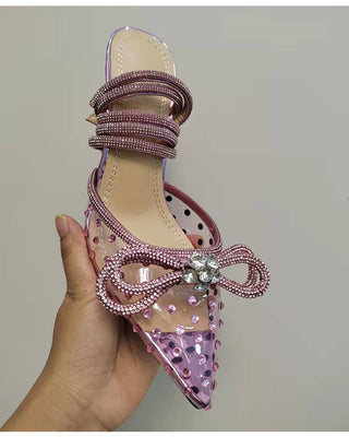 Rhinestones Bowknot Shoes