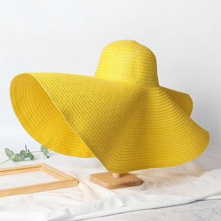 Oversized Wide Brim Beach Straw Hat