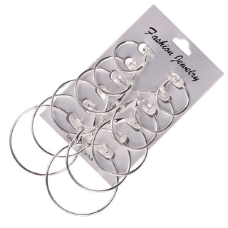 Hoop Drop Earrings Jewelry Set