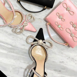 Rhinestones Bowknot Shoes