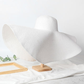 Oversized Wide Brim Beach Straw Hat