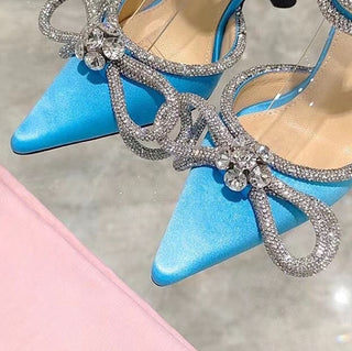 Rhinestones Bowknot Shoes (See more options)