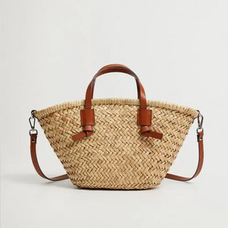 Woven Straw Rattan Basket Bag (For AU/UK/USA only)