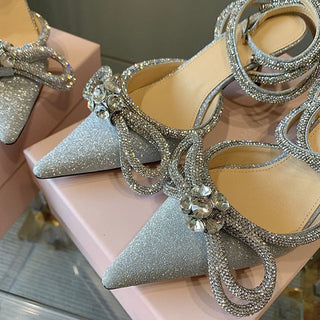 Rhinestones Bowknot Shoes (See more options)