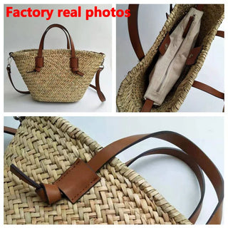 Woven Straw Rattan Basket Bag (For AU/UK/USA only)