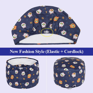 Women's Scrub Patterned Surgical Caps