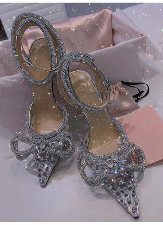 Rhinestones Bowknot Shoes