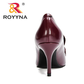 Pointed Toe Thin Heels Leather Dress Shoe