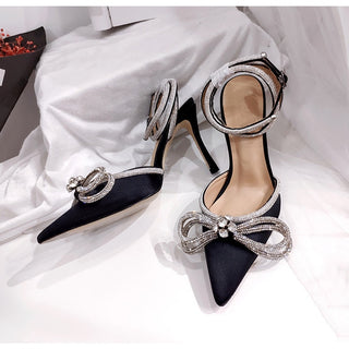 Rhinestones Bowknot Shoes (See more options)