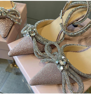 Rhinestones Bowknot Shoes