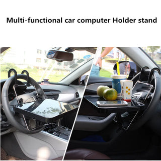 Foldable Car Steering Wheel Tray and Desk Useful for Home Health and Hospice Clinician’s Patient Visit