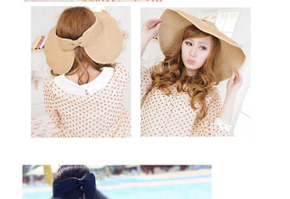 Summer Foldable Straw Beach Hat