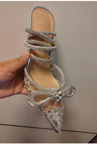 Rhinestones Bowknot Shoes