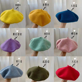 Women Wool French Beret