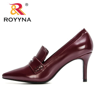 Pointed Toe Thin Heels Leather Dress Shoe