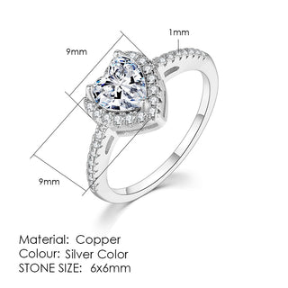 Cubic Zirconia Ring For Women