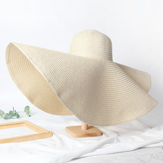 Oversized Wide Brim Beach Straw Hat