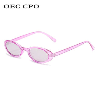 Retro Small Oval Sunglasses