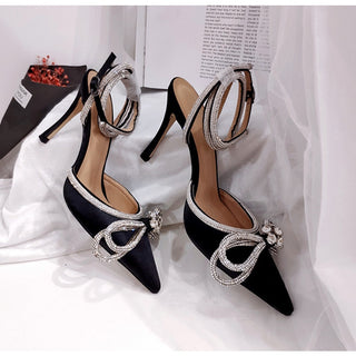 Rhinestones Bowknot Shoes (See more options)