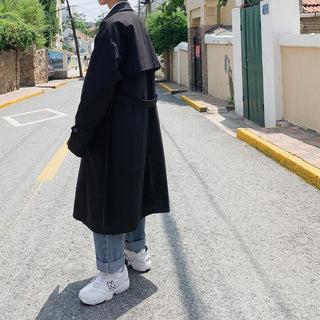 Loose Long Trench Overcoat