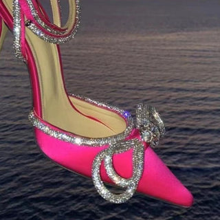 Rhinestones Bowknot Shoes (See more options)