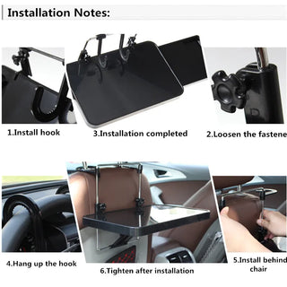 Foldable Car Steering Wheel Tray and Desk Useful for Home Health and Hospice Clinician’s Patient Visit