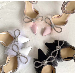 Rhinestones Bowknot Shoes