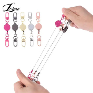 Retractable Key Holder Anti-theft Metal