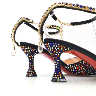 Women's Rhinestone Shoes And Bag Set (See more options)