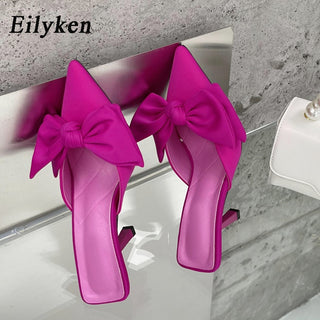 Butterfly-knot Pointed Toe High Heel Shoes