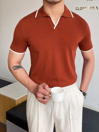 Turn-down Collar Polo Shirts