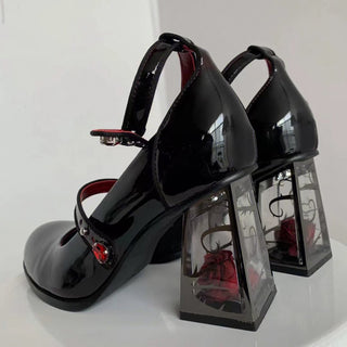 Y2K Gothic Mary Jane Shoes