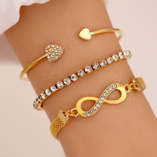 3PCS/Set Chain Bracelets