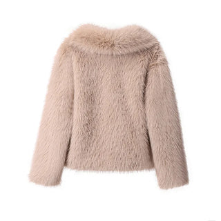 Fake Fox Fur Jacket Overcoat