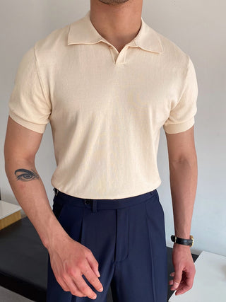 Turn-down Collar Polo Shirts