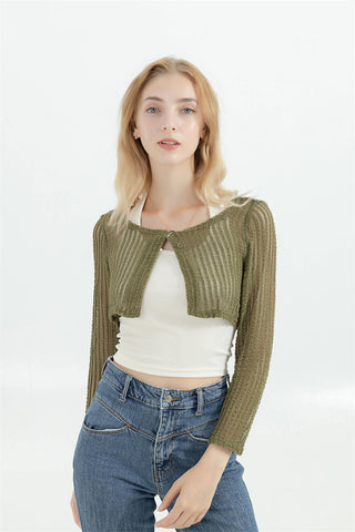 Y2K Halter Hollow Out Knit Top