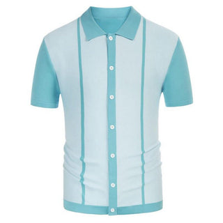 Knitted Striped Polo Shirt (See more options)