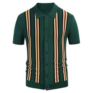 Knitted Striped Polo Shirt (See more options)