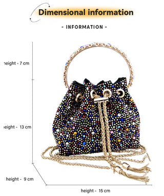 Women's Rhinestone Shoes And Bag Set (See more options)