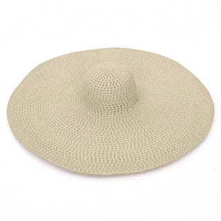 Oversized Wide Brim Beach Straw Hat