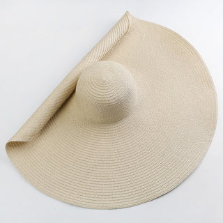 Oversized Wide Brim Beach Straw Hat