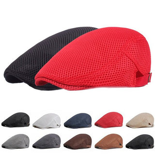 Men Mesh Newsboy Cap