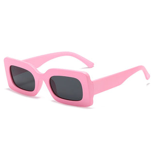 Women's Vintage Rectangle Frame Sunglasses