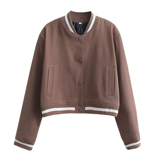 O-Neck Casual Bomber Jacket