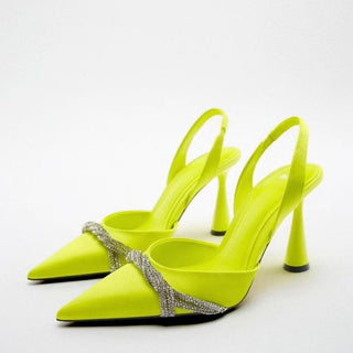 Slingback Pointed Toe Heeled Shoes (See more options)