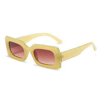 Women's Vintage Rectangle Frame Sunglasses