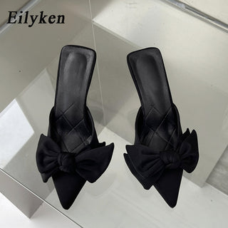 Butterfly-knot Pointed Toe High Heel Shoes