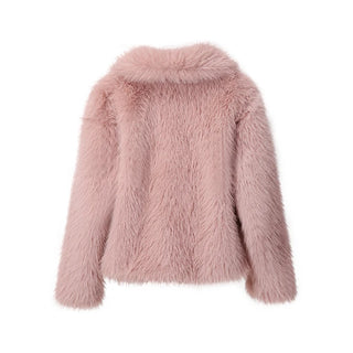 Fake Fox Fur Jacket Overcoat