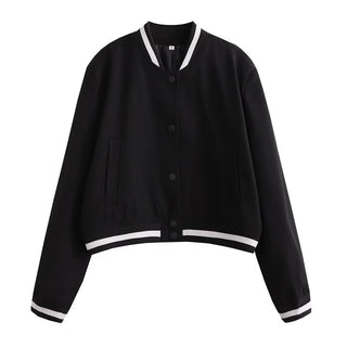 O-Neck Casual Bomber Jacket